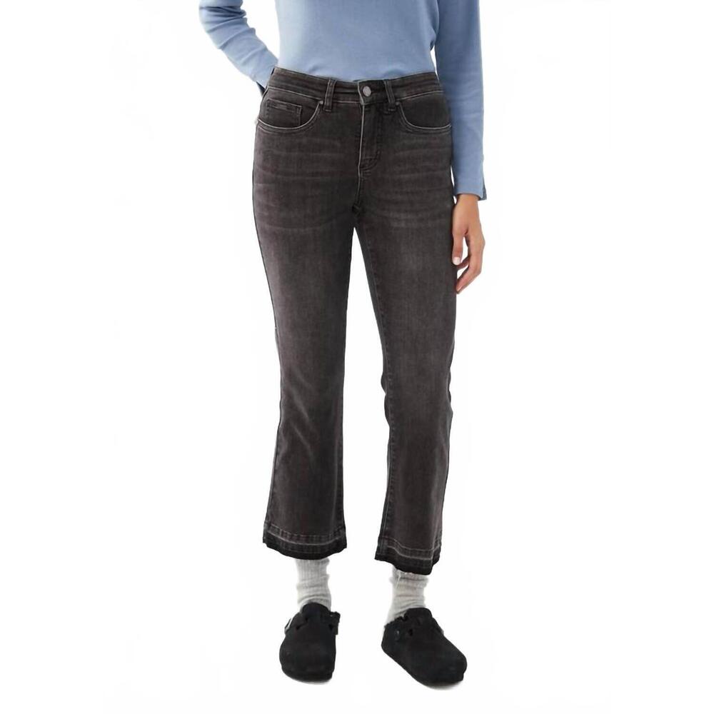 NEW FDJ olivia boot ankle jeans in grey